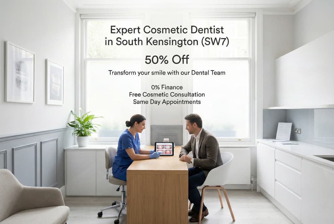 50% Off Cosmetic Dentistry with Membership at South Kensington Medical & Dental Clinic